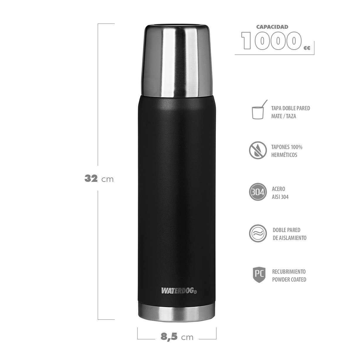 Termo Waterdog Obus 1000ml
