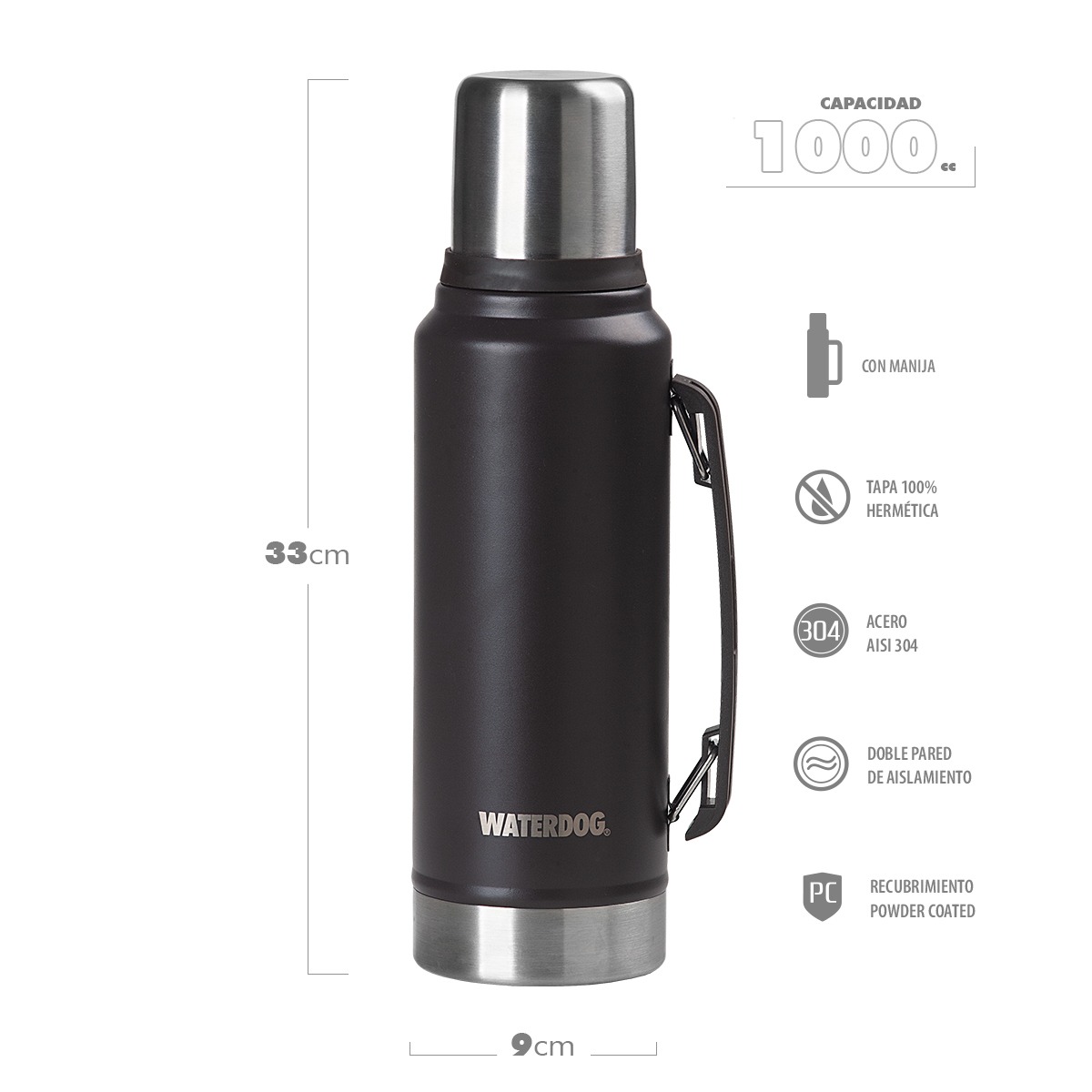 Termo Waterdog Ombu 1000ml