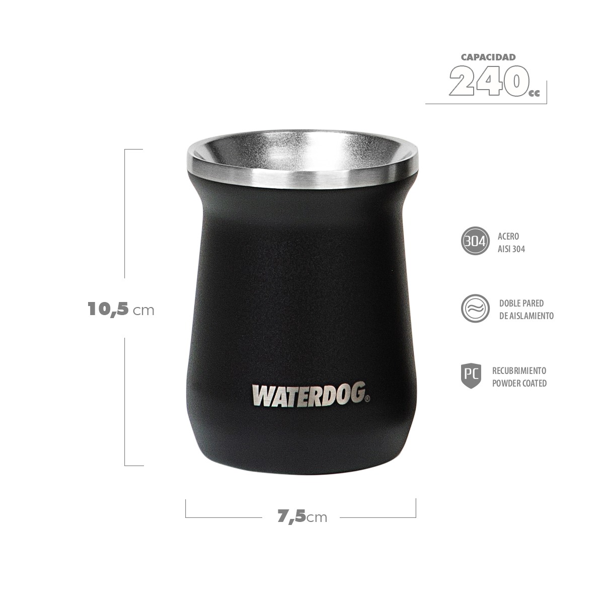 Mate Waterdog Zoilo 240ml